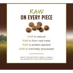 Instinct Ultimate Protein Grain-Free Cage-Free Chicken Recipe Freeze-Dried Raw Coated Dry Cat Food -PurePet Bites Shop 119107 PT4. AC SS1800 V1553718451