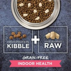 Instinct Raw Boost Indoor Grain-Free Recipe With Real Chicken & Freeze-Dried Raw Coated Pieces Dry Cat Food -PurePet Bites Shop 119120 PT2. AC SS1800 V1548802170