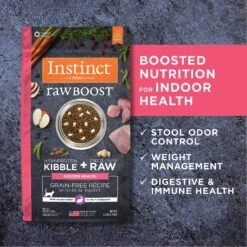 Instinct Raw Boost Indoor Grain-Free Recipe With Real Rabbit & Freeze-Dried Raw Coated Pieces Dry Cat Food -PurePet Bites Shop 119121 PT5. AC SS1800 V1623440868