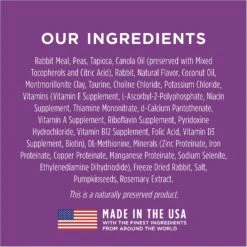 Instinct Limited Ingredient Diet Grain-Free Recipe With Real Rabbit Freeze-Dried Raw Coated Dry Cat Food -PurePet Bites Shop 119125 PT5. AC SS1800 V1553718468