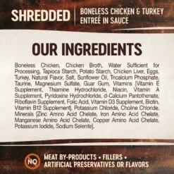 Wellness CORE Signature Selects Shredded Boneless Chicken & Turkey Entree In Sauce Grain-Free Natural Canned Cat Food -PurePet Bites Shop 119859 PT3. AC SS1800 V1678387505