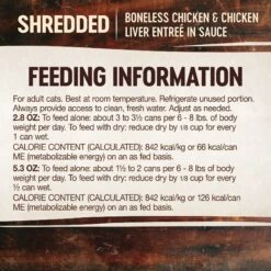 Wellness CORE Signature Selects Shredded Boneless Chicken & Chicken Liver Entree In Sauce Grain-Free Natural Canned Cat Food 15 Wellness CORE Signature Selects Shredded Boneless Chicken & Chicken Liver Entree In Sauce Grain-Free Natural Canned Cat Food -PurePet Bites Shop 119868 PT5. AC SS1800 V1678387504