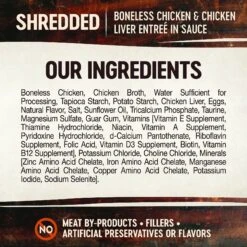 Wellness CORE Signature Selects Shredded Boneless Chicken & Chicken Liver Entree In Sauce Grain-Free Natural Canned Cat Food 16 Wellness CORE Signature Selects Shredded Boneless Chicken & Chicken Liver Entree In Sauce Grain-Free Natural Canned Cat Food -PurePet Bites Shop 119868 PT6. AC SS1800 V1621991563