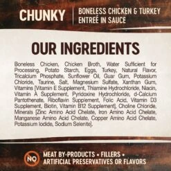Wellness CORE Signature Selects Chunky Boneless Chicken & Turkey Entree In Sauce Grain-Free Canned Cat Food -PurePet Bites Shop 119926 PT3. AC SS1800 V1678386703