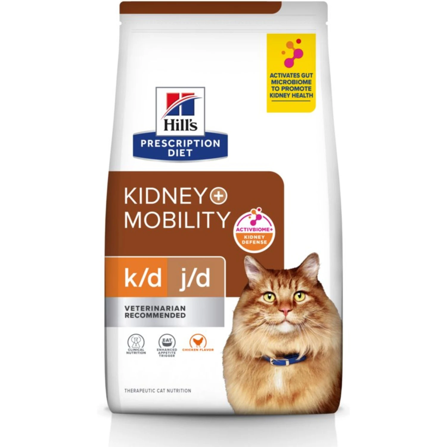 Hill's Prescription Diet K/d Kidney Care + Mobility Care With Chicken Dry Cat Food 3 Hill's Prescription Diet K/d Kidney Care + Mobility Care With Chicken Dry Cat Food