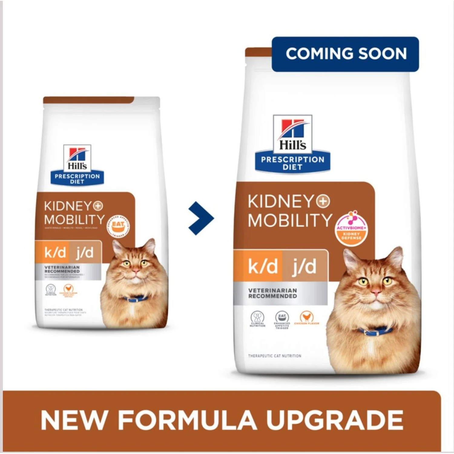Hill's Prescription Diet K/d Kidney Care + Mobility Care With Chicken Dry Cat Food 4 Hill's Prescription Diet K/d Kidney Care + Mobility Care With Chicken Dry Cat Food - Image 2