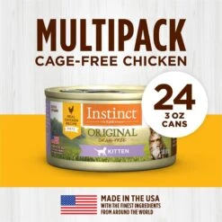 Instinct Kitten Grain-Free Pate Real Chicken Recipe Natural Wet Canned Cat Food -PurePet Bites Shop 122351 PT5. AC SS1800 V1681224721