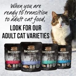 Merrick Backcountry Grain-Free Kitten Recipe Cuts Chicken & Duck In Gravy Cat Food Pouches -PurePet Bites Shop 123840 PT6. AC SS1800 V1638045401