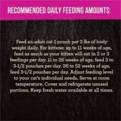 Merrick Backcountry Grain-Free Kitten Recipe Cuts Chicken & Duck In Gravy Cat Food Pouches -PurePet Bites Shop 123840 PT8. AC SS1800 V1506523209