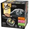 Sheba Perfect Portions Grain-Free Roasted Chicken, Gourmet Salmon & Tender Turkey Cuts In Gravy Variety Pack Adult Wet Cat Food Trays -PurePet Bites Shop 124882 MAIN. AC SS1800 V1657655406