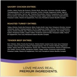 Sheba Perfect Portions Grain-Free Savory Chicken, Roasted Turkey & Tender Beef Pate Variety Pack Adult Wet Cat Food Trays -PurePet Bites Shop 124885 PT5. AC SS1800 V1672952066
