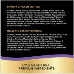 Sheba Perfect Portions Chicken & Salmon Pate Entree Variety Pack Adult Wet Cat Food Trays -PurePet Bites Shop 126370 PT6. AC SS1800 V1672952431