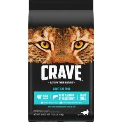 Crave With Protein From Salmon & Ocean Fish Adult Grain-Free Dry Cat Food