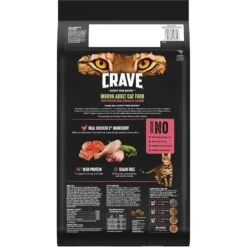 Crave With Protein From Chicken & Salmon Indoor Adult Grain-Free Dry Cat Food -PurePet Bites Shop 126692 PT1. AC SS1800 V1688751568