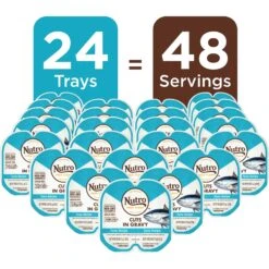 Nutro Perfect Portions Grain-Free Cuts In Gravy Tuna Recipe Adult Wet Cat Food Trays -PurePet Bites Shop 128577 PT3. AC SS1800 V1702678414