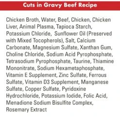 Nutro Perfect Portions Grain-Free Cuts In Gravy Beef Recipe Cat Food Trays -PurePet Bites Shop 128579 PT5. AC SS1800 V1702678406