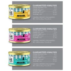 I And Love And You Chicky-Da-Lish, Salmon Chanted Evening And Tuna Fintastic Stew Variety Pack Canned Cat Food -PurePet Bites Shop 130181 PT7. AC SS1800 V1583853499