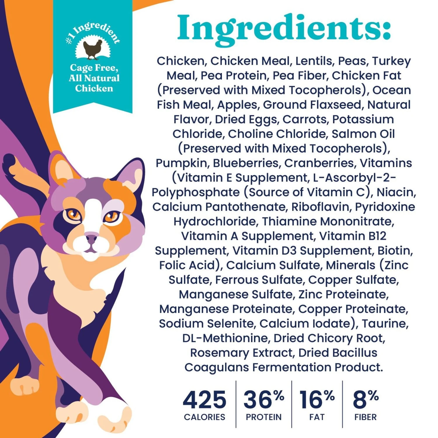 Solid Gold Let's Stay In Chicken, Lentil & Apple Recipe Adult Grain-Free Indoor Dry Cat Food 7 Solid Gold Let's Stay In Chicken, Lentil & Apple Recipe Adult Grain-Free Indoor Dry Cat Food - Image 5