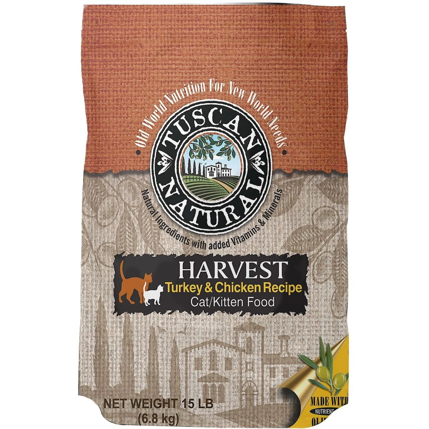 Tuscan Natural Harvest Turkey & Chicken Dry Cat Food 3 Tuscan Natural Harvest Turkey & Chicken Dry Cat Food