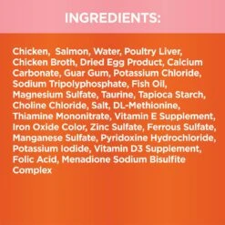 Iams Perfect Portions Healthy Adult Salmon Recipe Pate Grain-Free Wet Cat Food Trays -PurePet Bites Shop 131319 PT4. AC SS1800 V1617074021