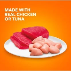 Iams Perfect Portions Healthy Adult Variety Pack Chicken & Tuna Recipe Pate Grain-Free Wet Cat Food Trays -PurePet Bites Shop 131327 PT4. AC SS1800 V1626815817