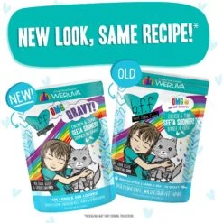 BFF OMG Seeya Sooner! Chicken & Tuna Dinner In Gravy Grain-Free Cat Food Pouches -PurePet Bites Shop 132289 PT5. AC SS1800 V1644903719