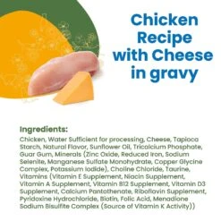 Almo Nature HQS Complete Chicken Recipe With Cheese Grain-Free Canned Cat Food -PurePet Bites Shop 132344 PT3. AC SS1800 V1632850593