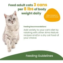 Almo Nature HQS Complete Chicken Recipe With Cheese Grain-Free Canned Cat Food -PurePet Bites Shop 132344 PT6. AC SS1800 V1669924751