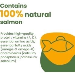 Almo Nature HQS Complete Salmon Recipe With Apples Grain-Free Canned Cat Food -PurePet Bites Shop 132353 PT5. AC SS1800 V1632847911