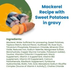 Almo Nature HQS Complete Mackerel Recipe With Sweet Potatoes Grain-Free Canned Cat Food -PurePet Bites Shop 132355 PT3. AC SS1800 V1632850288