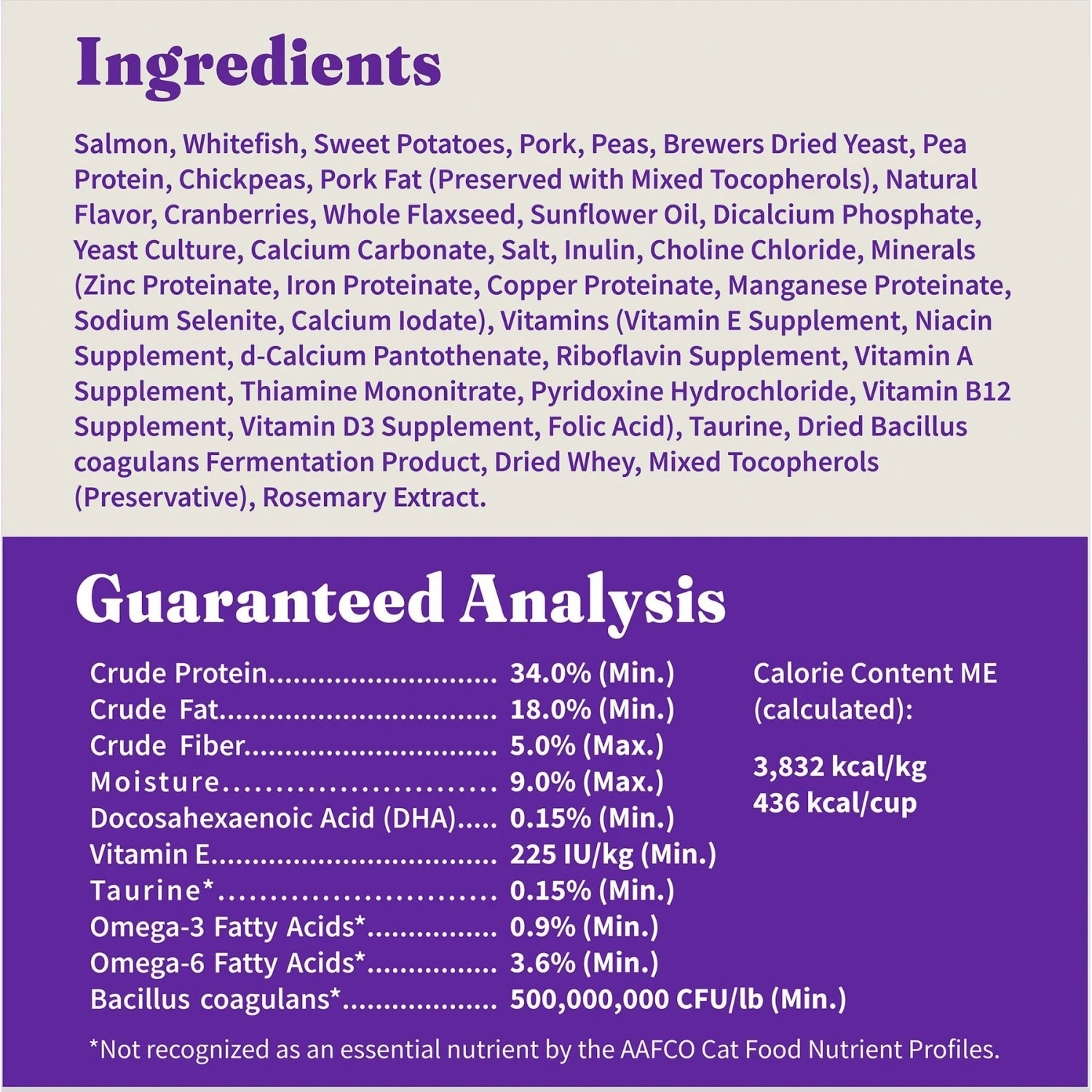 Halo Holistic Grain-Free Wild-Caught Salmon & Whitefish Recipe Complete Digestive Health Dry Kitten Food 10 Halo Holistic Grain-Free Wild-Caught Salmon & Whitefish Recipe Complete Digestive Health Dry Kitten Food - Image 8