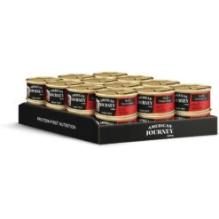 American Journey Pate Beef & Chicken Recipe Grain-Free Canned Cat Food, 3-oz Can, 24 Count -PurePet Bites Shop 133890 PT3. AC SS1800 V1689972582