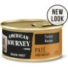 American Journey Pate Turkey Recipe Grain-Free Canned Cat Food -PurePet Bites Shop 133905 MAIN. AC SS1800 V1670015546