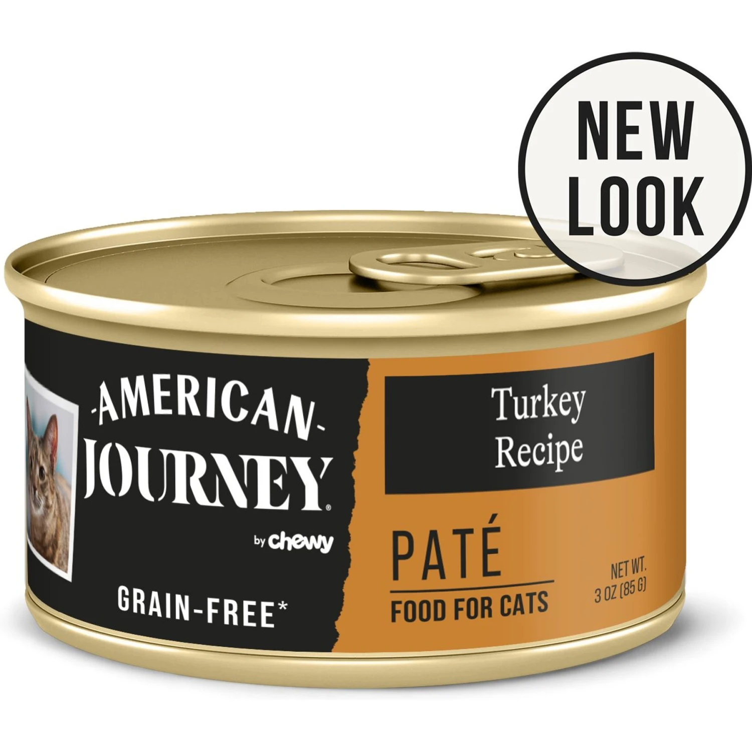 American Journey Pate Turkey Recipe Grain-Free Canned Cat Food 3 American Journey Pate Turkey Recipe Grain-Free Canned Cat Food