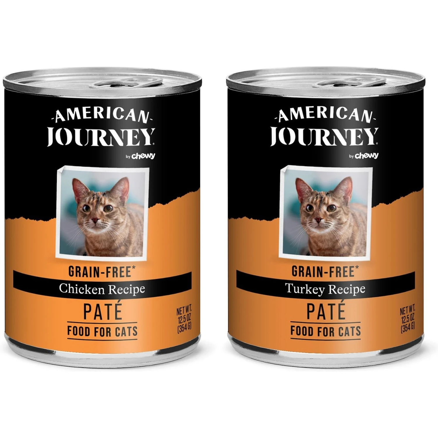 American Journey Pate Poultry Variety Pack Grain-Free Canned Cat Food 3 American Journey Pate Poultry Variety Pack Grain-Free Canned Cat Food