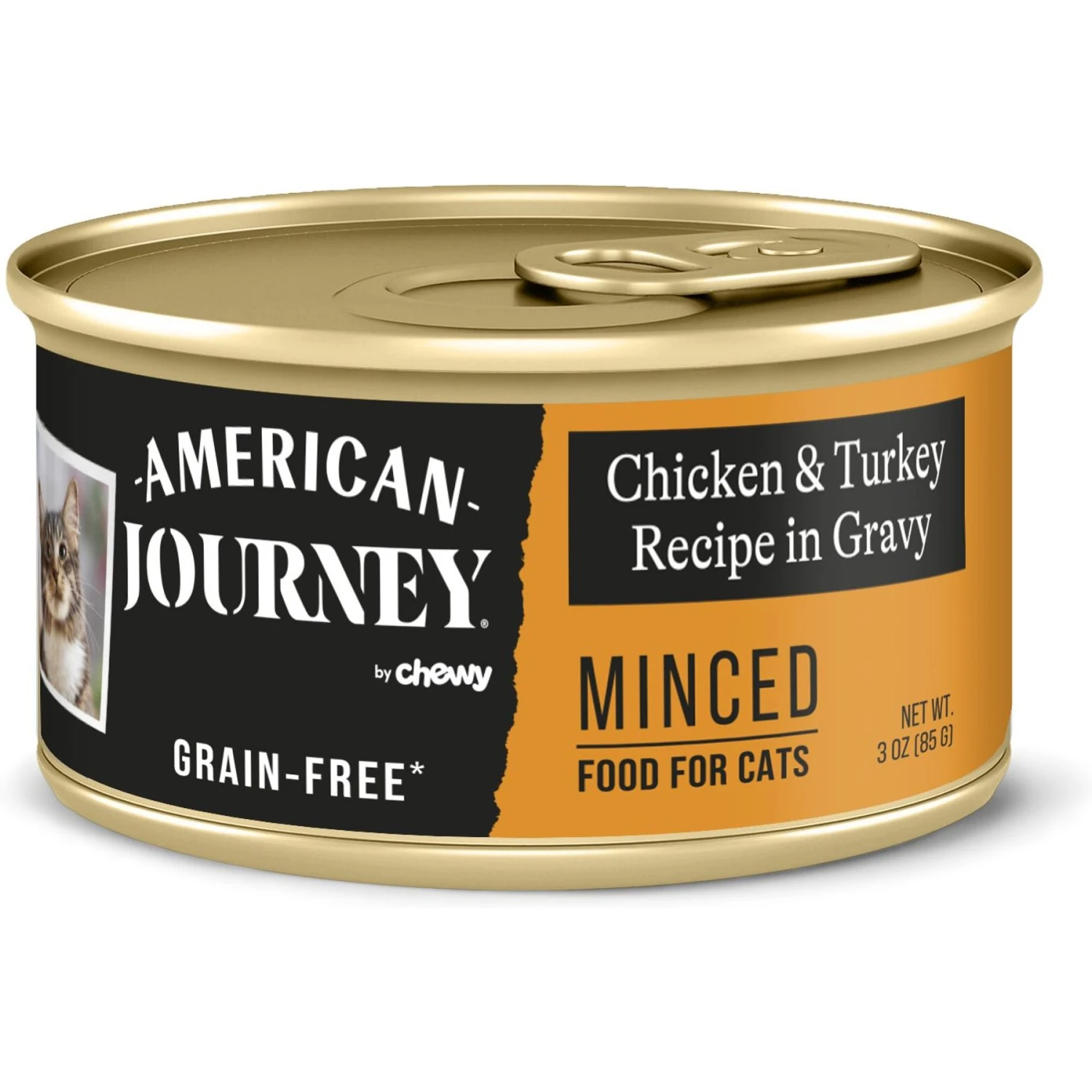 American Journey Minced Chicken & Turkey Recipe In Gravy Grain-Free Canned Cat Food 3 American Journey Minced Chicken & Turkey Recipe In Gravy Grain-Free Canned Cat Food