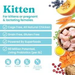 Solid Gold Touch Of Heaven Chicken & Sweet Potato Recipe Kitten Grain-Free Dry Cat Food -PurePet Bites Shop 134150 PT1. AC SS1800 V1528828723