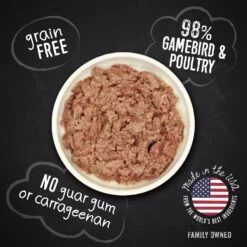 Hound & Gatos 98% Gamebird Poultry Formula Grain-Free Canned Cat Food -PurePet Bites Shop 138373 PT3. AC SS1800 V1594841170