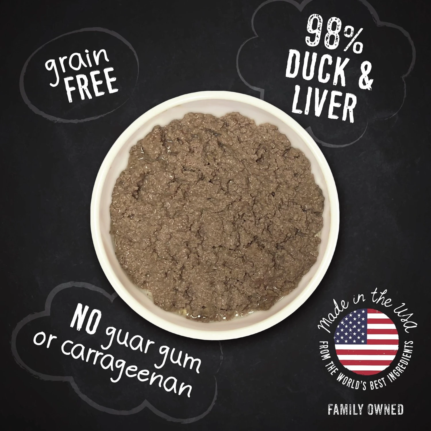 Hound & Gatos 98% Duck & Liver Formula Grain-Free Canned Cat Food 4 Hound & Gatos 98% Duck & Liver Formula Grain-Free Canned Cat Food - Image 2