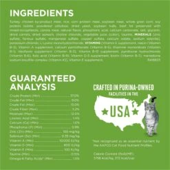 Purina ONE +Plus Indoor Advantage With Real Turkey Natural Adult Dry Cat Food -PurePet Bites Shop 140297 PT5. AC SS1800 V1677528974