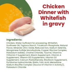 Almo Nature HQS La Cucina Chicken With Whitefish Grain-Free Cat Food Pouches -PurePet Bites Shop 141494 PT3. AC SS1800 V1639525609