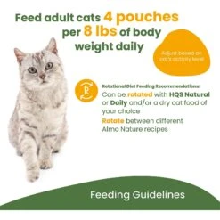 Almo Nature HQS La Cucina Chicken With Whitefish Grain-Free Cat Food Pouches -PurePet Bites Shop 141494 PT6. AC SS1800 V1632849716