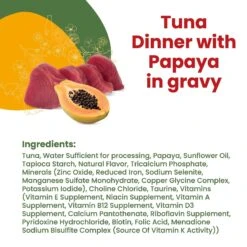 Almo Nature HQS La Cucina Tuna With Papaya Grain-Free Cat Food Pouches -PurePet Bites Shop 141495 PT3. AC SS1800 V1639536102