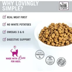 I And Love And You Lovingly Simple Limited Ingredient Diet Salmon And Sweet Potato Dry Cat Food -PurePet Bites Shop 141543 PT7. AC SS1800 V1612393335