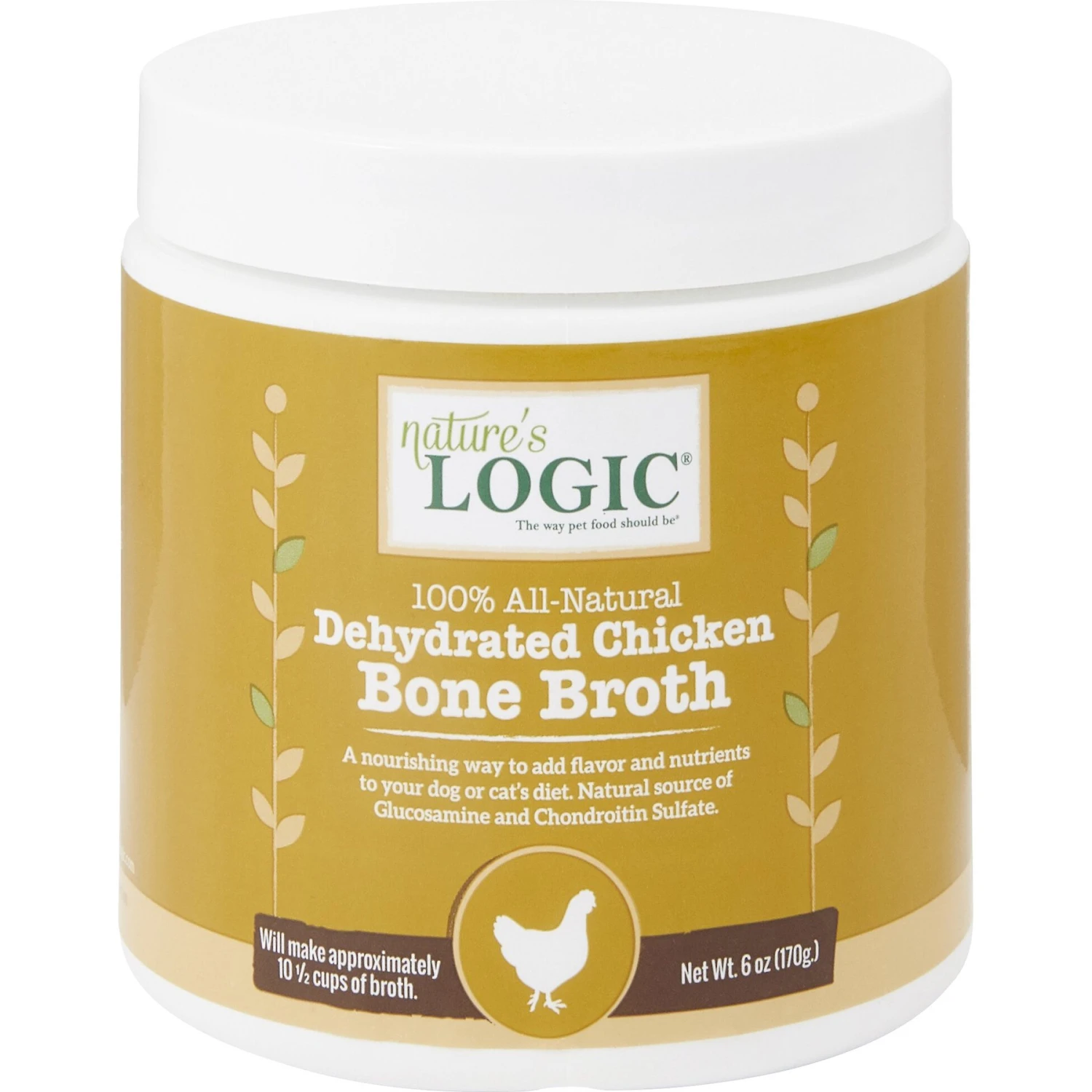 Nature's Logic Dehydrated Chicken Bone Broth Dog & Cat Food Topper 3 Nature's Logic Dehydrated Chicken Bone Broth Dog & Cat Food Topper