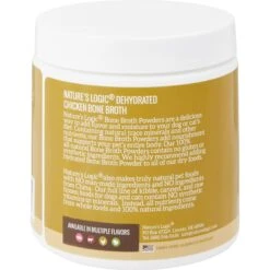 Nature's Logic Dehydrated Chicken Bone Broth Dog & Cat Food Topper 9 Nature's Logic Dehydrated Chicken Bone Broth Dog & Cat Food Topper -PurePet Bites Shop 141688 PT1. AC SS1800 V1591127477