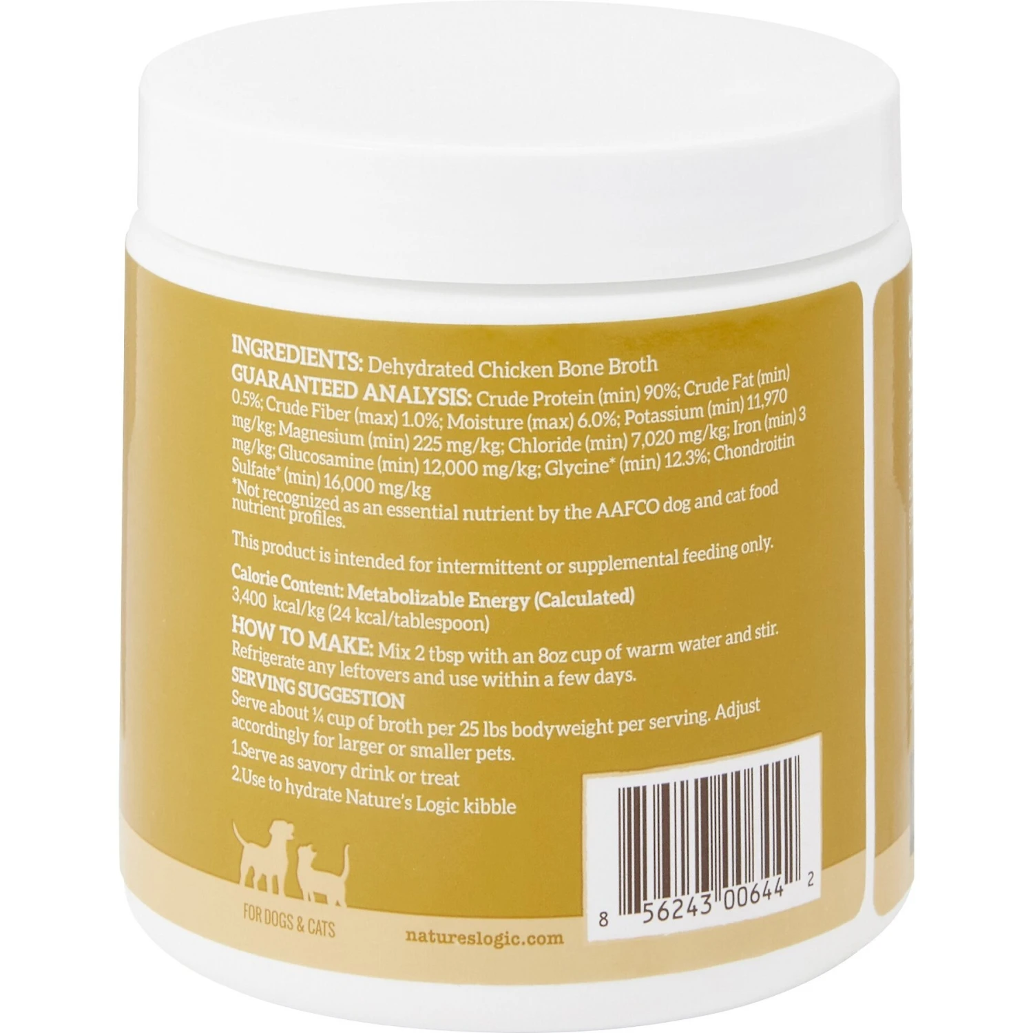 Nature's Logic Dehydrated Chicken Bone Broth Dog & Cat Food Topper 5 Nature's Logic Dehydrated Chicken Bone Broth Dog & Cat Food Topper - Image 3