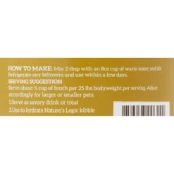 Nature's Logic Dehydrated Chicken Bone Broth Dog & Cat Food Topper 13 Nature's Logic Dehydrated Chicken Bone Broth Dog & Cat Food Topper -PurePet Bites Shop 141688 PT5. AC SS1800 V1591127523