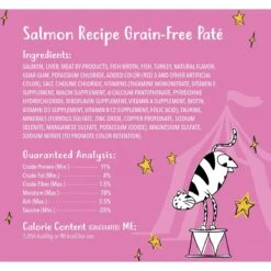 Tiny Tiger Pate Salmon Recipe Grain-Free Canned Cat Food -PurePet Bites Shop 141873 PT5. AC SS1800 V1671723443