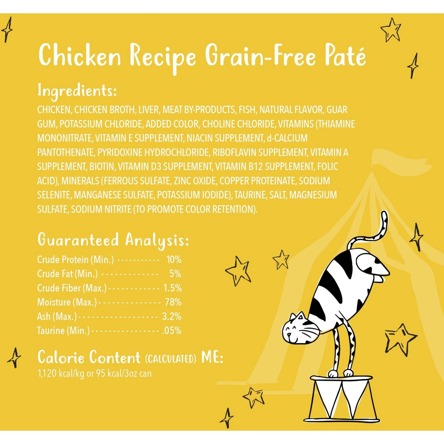 Tiny Tiger Pate Chicken Recipe Grain-Free Canned Cat Food 8 Tiny Tiger Pate Chicken Recipe Grain-Free Canned Cat Food - Image 6